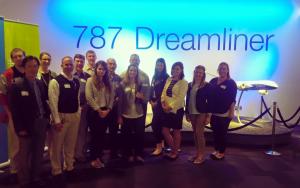 MBA students tour Boeing site in Charleston, SC during Executive Impact site visit