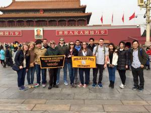 Business faculty and students make news in China