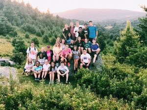 2017 MGSI participants on the Blue Ridge Parkway near the campus of Appalachian State University. Photo Credit: Josie Benfield