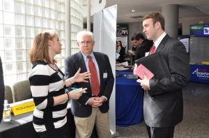 Students and employers network at Appalachian's RMI Career Fair