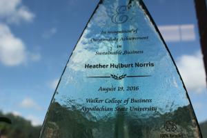 Norris earns inaugural Green-E Award