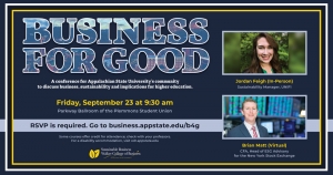 NYSE head of ESG to headline Sept. 23 Business for Good Conference