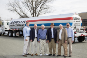   Beroth Oil family, from left, Vic Beroth, Vice President; Walter Beroth, President/CEO; George Beroth, Retired; Winfield Beroth, Retired; Vernice Beroth Jr., Retired; and Kevin Beroth, Vice President (Julie Knight)