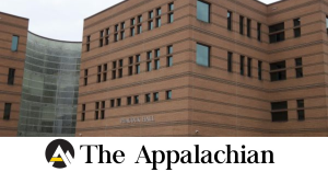 The outside of Peacock Hall is under construction on March 7. Construction is expected to be completed by Fall 2026.