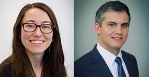 Erin Brown, left, and Brendan Sullivan named to Cratis D. Williams Society