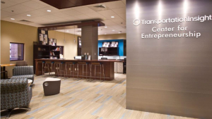 The Center for Entrepreneurship at Appalachian State University houses three offices, a student lounge, a meeting area and incubator office space.