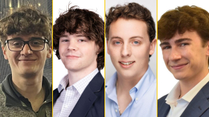 Pictured are top performers in the Walker College's October Excel Challenge: Ben Blau, Avery Clark, Brennan Fisher and Connor Perdue. Lauren Luca is not pictured