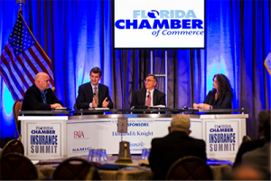 Dr. David Marlett on a panel addressing the Florida Chamber of Commerce