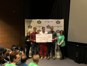 Appalachian students earn first place in 2018 Charlotte Hackathon (Photo by Pete Murphy)