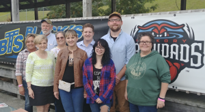 Catawba Valley Institute of Management Accountants and members of the Student Chapter of the IMA gathered together Aug. 25 for a night out at the L. P. Frans Stadium in Hickory