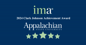 2024 Clark Johnson Achievement Awardee: Appalachian State University