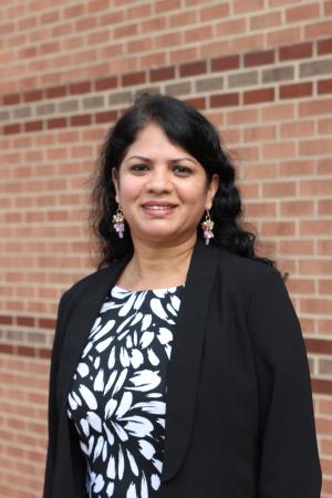 Lakshmi Iyer on the campus of Appalachian State University