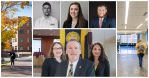 Pictured clockwise from top left are Collin Cornelius, Rachael Beller, Grayson Farmer, and Randy Edwards (foreground).