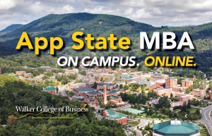 Nationally recognized App State MBA available online in fall 2020