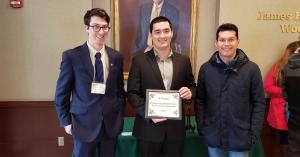 Andrew Scott, Preston Macdonald and Rafael Braga presenting at Southern Appalachian Honey Bee Research Consortium