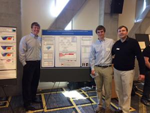 Aaron Nelson, Joe Fagan, and Joe Cazier present findings of New River Light and Power analytics project at the 2015 Appalachian Energy Summit