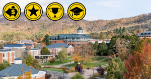 U.S. News & World Report, The Princeton Review, Forbes magazine, Money.com, The Wall Street Journal and Washington Monthly magazine have all named App State among the nation’s “best” and “top” schools for 2024–25, recognizing the university for its academics, innovation, value, benefits for student veterans and more. Pictured Oct. 15, trees begin to change into fall colors on App State’s Boone campus. 