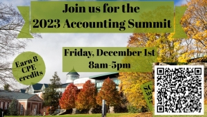 Join us for the 2023 Accounting Summit: Friday, December 1st, 8am-5pm