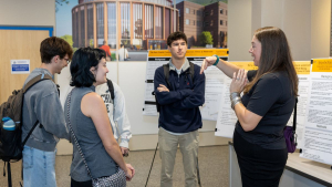 Photo of student researchers in the Walker College of Business at Appalachian State University