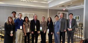 Pictured, left to right, are Regina Hartley, Hoon Choi, Christopher Taylor, Lakshmi Iyer, Scott Hunsinger, Dawn Medlin, Sandra Vannoy, Charlie Chen, Ed Hassler, and Jason Xiong (Not pictured: Lewis Alexander and Steve Leon)