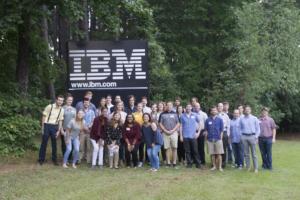 The 2017 AppLab cohort visited the IBM Design Studios in August to learn more about the Design Thinking process. Photo submitted by Richard Elaver