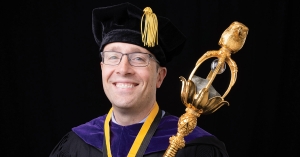 Finance professor to serve as Macebearer for May 13 Commencement Ceremony