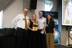 Meznar & Pipes present international awards at Global Good luncheon. 