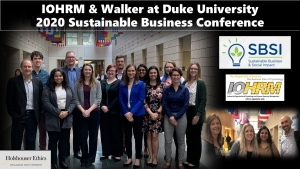 IOHRM students learn about sustainable business and social impact