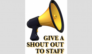 Walker College staff members earn "shout outs" for service