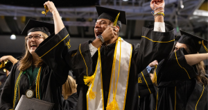 During App State’s Spring 2024 Commencement, undergraduate students celebrated the tradition of moving their tassels as they joined the more than 147,000 alumni of the university. Just over 4,000 students graduated during the commencement ceremonies, which took place May 10 and 11 on the Boone campus.