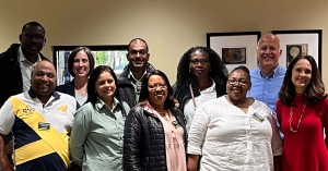 Faculty, staff and students during the Unizulu visit to App State, September 2022