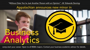 Walker College announces new minor in business analytics
