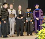 W. H. Plemmons Medallion recipients with Chancellor Everts
