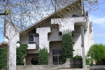 Front of the library of the Science faculty of the Université Catholique de Louvain in Louvain-la-Neuve, symbol of the UCL